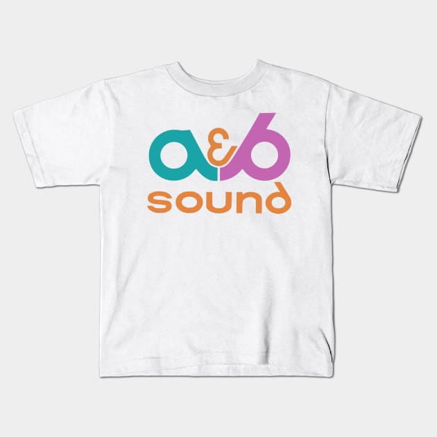 a&b sound logo Kids T-Shirt by DCMiller01